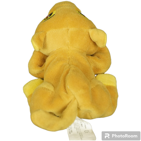 Vintage Disney Store Simba 8" Bean Bag Plush Toy Lion King Stuffed Animal Toy - Picture 4 of 5